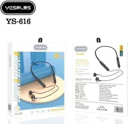 Yesplus YS-616 Earbud Bluetooth Handsfree Earphones Black view 1