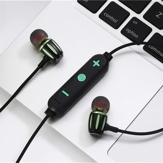 MG-G21 In-ear Bluetooth Handsfree Earphones Green Black view 2
