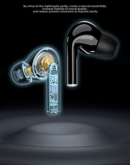 Buxton BTW 4600 In-ear Bluetooth Handsfree Earphones with Charging Case Black view 3
