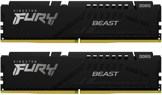 Kingston FURY Beast DDR5 16GB RAM with 2x8GB Modules and Speed 6000 for Desktop KF560C30BBEK2-16 view 2