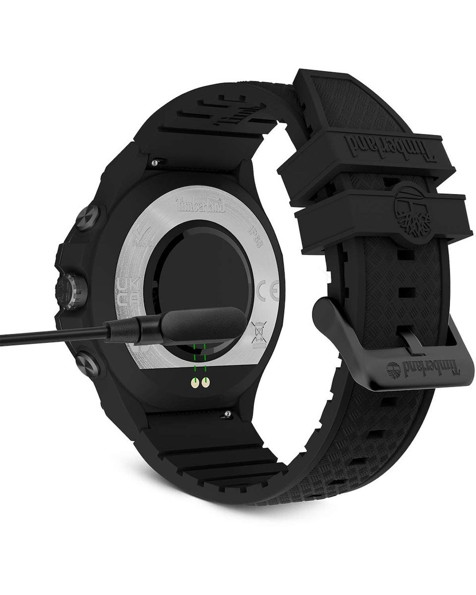 Timberland Trail Force S2 47mm Smartwatch with Heart Rate Monitor (Black) view 4
