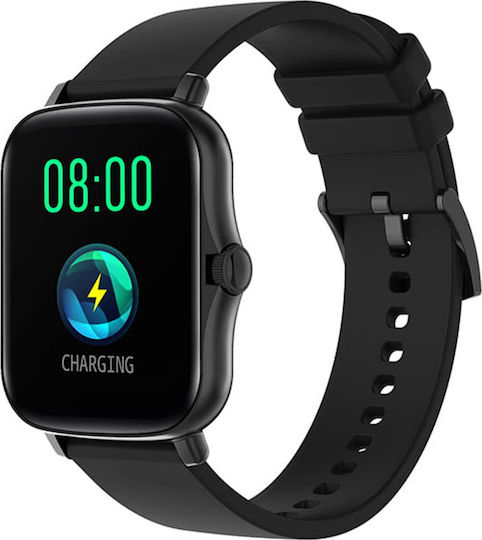 Garett Sport Activity Smartwatch with Heart Rate Monitor (Black)