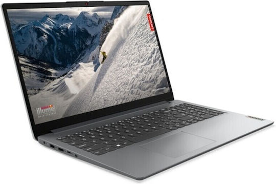 Lenovo IdeaPad 1 15AMN7 15.6" IPS FHD (Ryzen 5-7520U/16GB/512GB SSD/W11 S) Cloud Grey (GR Keyboard) view 3