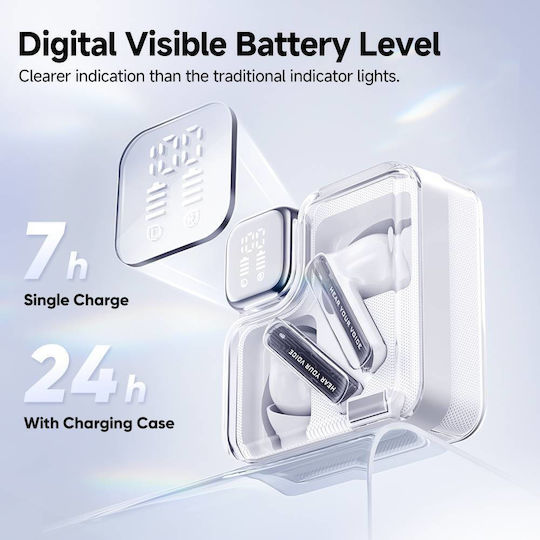 QCY MeloBuds Neo Bluetooth Handsfree Earphones with Charging Case Orange view 4
