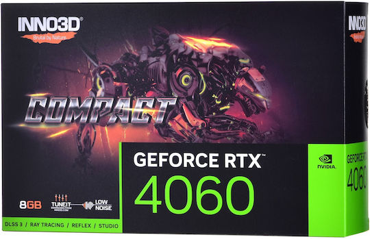 Inno 3D GeForce RTX 4060 8GB GDDR6 Compact Graphics Card view 4