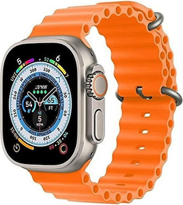 Z59 Ultra Smartwatch with Heart Rate Monitor (Orange) view 3