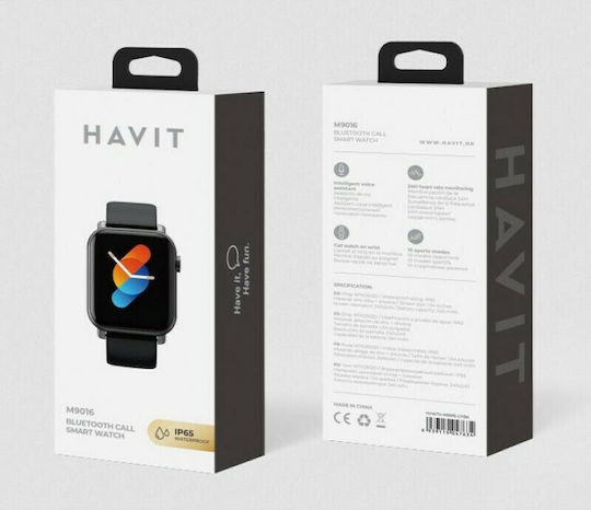 Havit M9016 Smartwatch with Heart Rate Monitor (Light Blue) vue 4