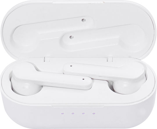 Trevi HMP 12E07 Mini Air In-ear Bluetooth Handsfree Earphones with Charging Case White view 1