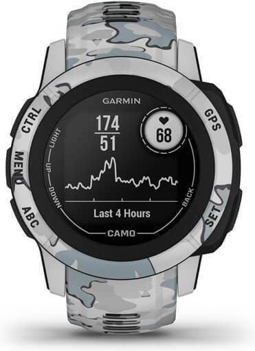 Garmin Instinct 2S Camo Edition 40mm Waterproof Smartwatch with Heart Rate Monitor (Mist Camo)
