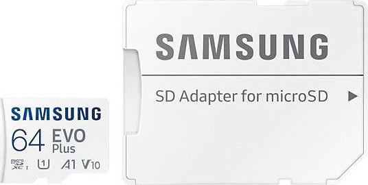 Samsung Evo Plus (2021) microSDXC 64GB U1 V10 A1 UHS-I 130MB/s With Adapter view 3