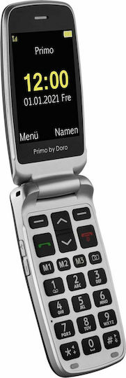 Doro Primo 408 Single SIM Mobile with Buttons Graphite view 1