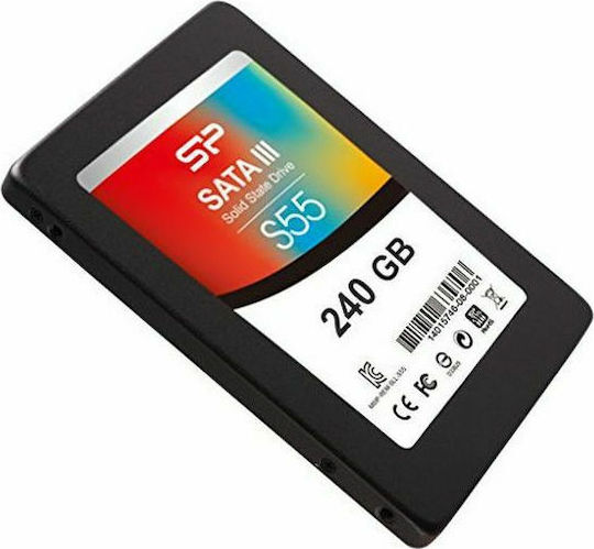 Silicon Power Slim S55 SSD 240GB 2.5'' Type with SATA III Connection SP240GBSS3S55S25 vista 5