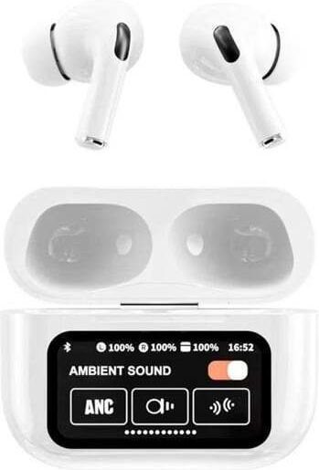Double Dark Noise Reduction Touch Control In-ear Bluetooth Handsfree Earphones with Charging Case view 1