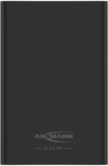 Ansmann PB222 Power Bank 10000mAh with 2 USB-A Ports and USB-C Port Power Delivery / Quick Charge 3.0 Black