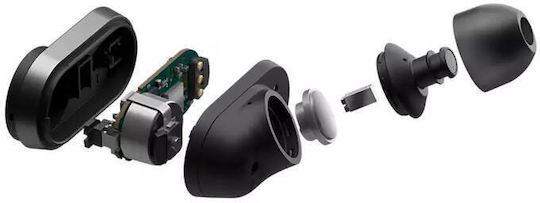 Philips Fidelio In-ear Bluetooth Handsfree Earphones with Sweat Resistance and Charging Case Black view 3
