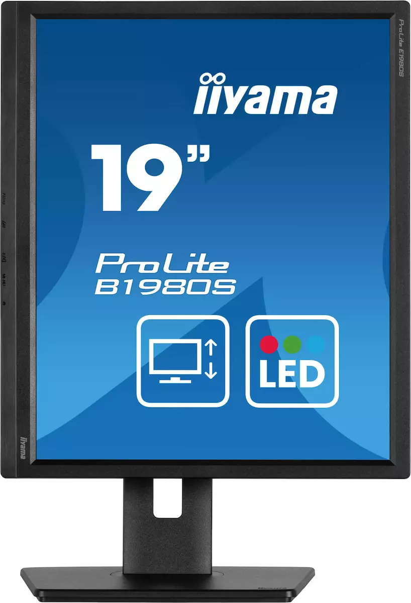 Iiyama ProLite B1980S-B1 TN Monitor 19" 1280x1024 with Response Time 3ms GTG vue 8