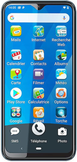 Ordissimo LeNuméro2 Dual SIM (4GB/64GB) (English) Blue view 3