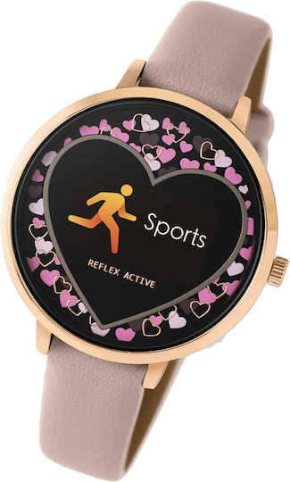 Reflex Active Series 03 Stainless Steel 38mm Smartwatch (Scattered Heart) view 2