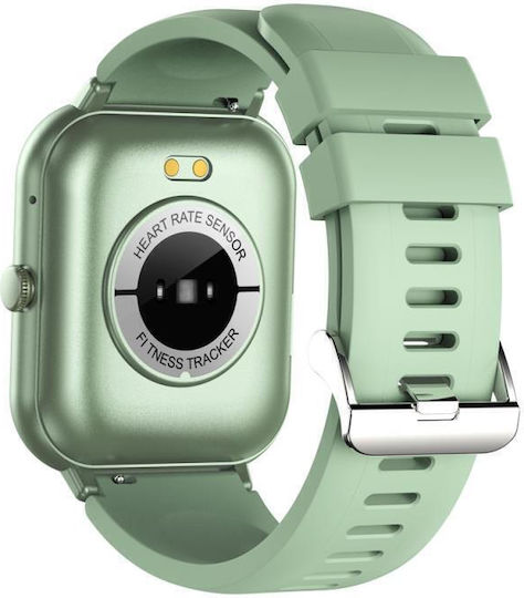 Devia Wt2 Smartwatch with Heart Rate Monitor (Green) view 3