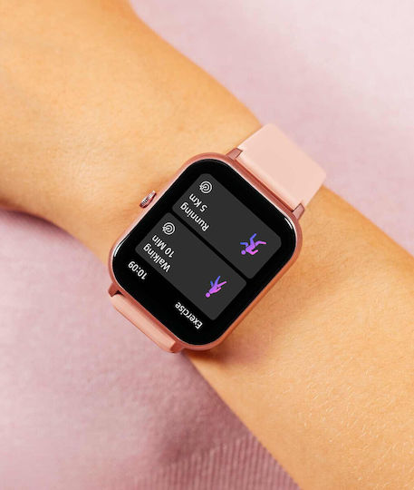 Reflex Active Series 17 with TWS Earbuds Smartwatch with Heart Rate Monitor (Pink) view 4
