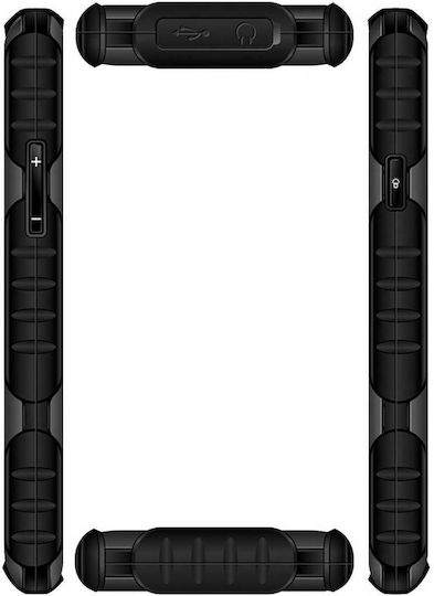 MaxCom Strong MM920 Single SIM Resistant Mobile with Buttons Black view 4