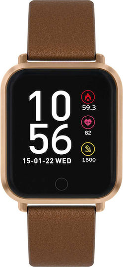 Reflex Active Series 06 36mm Smartwatch with Heart Rate Monitor (Brown)