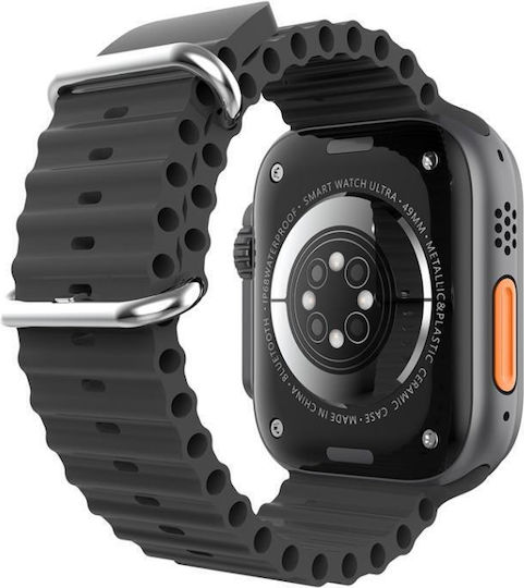 XO M9 Ultra Smartwatch with Heart Rate Monitor (Black) view 3
