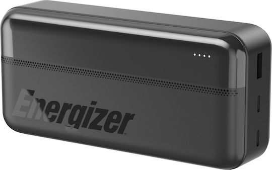 Energizer UE30050CC Power Bank 30000mAh 15W with USB-A Port and 2 USB-C Ports Black