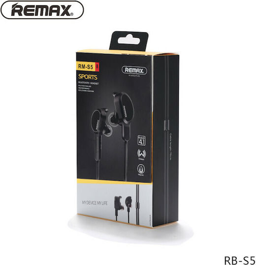 Remax RB-S5 In-ear Bluetooth Handsfree Earphones with Sweat Resistance White vista 4