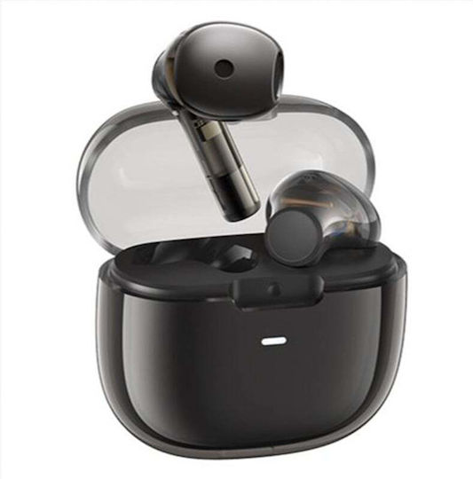 Remax W18 Earbud Bluetooth Handsfree Earphones with Charging Case Black view 1