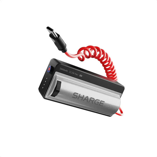Sharge P1 Power Bank 5000mAh 22.5W Black view 1