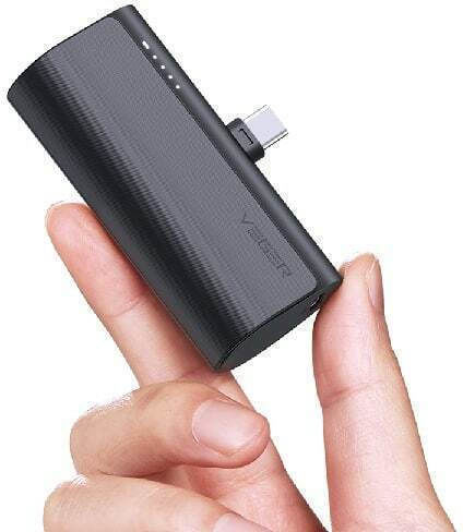 Veger V0556 Power Bank 5000mAh 20W with USB-C Port Power Delivery Black view 2