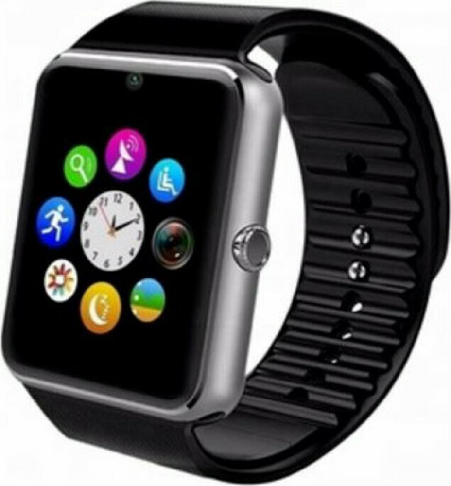 SW06 Smartwatch with SIM (Black) view 1