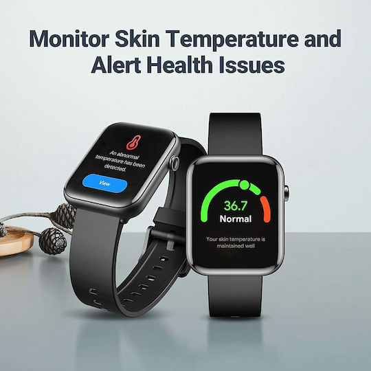 Ticwatch GTH Smartwatch with Heart Rate Monitor (Raven Black) view 3