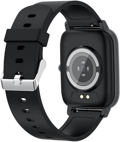 XO H80(s) Smartwatch with Heart Rate Monitor (Black) view 6