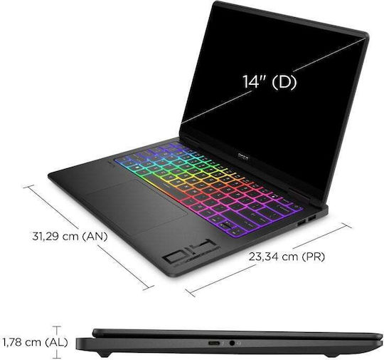 HP Omen 14-fb0003ns 14" OLED 120Hz (Ultra 9-185H/32GB/1TB SSD/GeForce RTX 4070/W11 Home) (ES Keyboard) view 4
