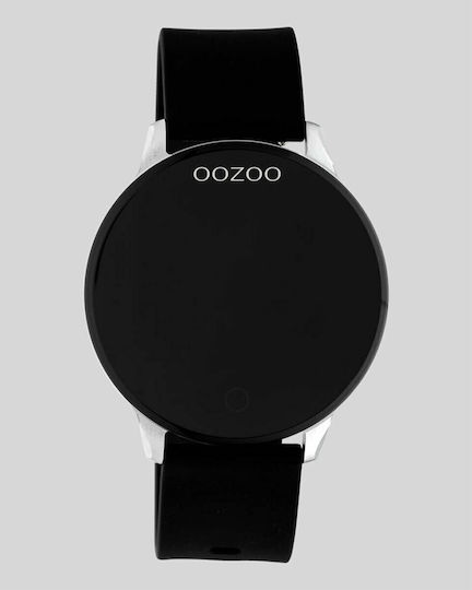 Oozoo Q00113 Stainless Steel 43mm Smartwatch with Heart Rate Monitor (Black) view 5