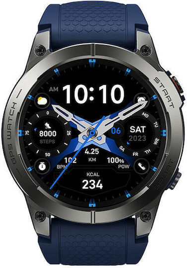 Zeblaze Stratos 3 Pro Aluminium Smartwatch with Heart Rate Monitor (Blue) vue 4
