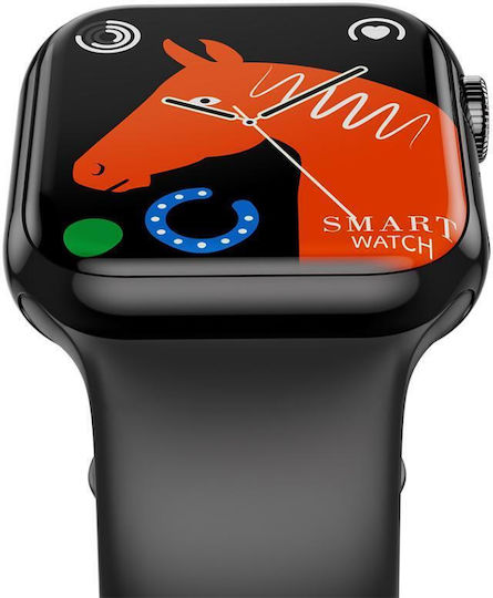 XO M50 Aluminium 44mm Smartwatch with Heart Rate Monitor (Black) Ansicht 2