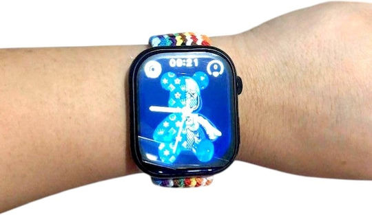 P9 Series 10 49mm Smartwatch with Heart Rate Monitor (Black) vue 2