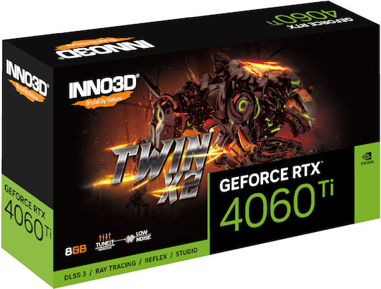 Inno 3D GeForce RTX 4060 Ti 8GB GDDR6 Twin X2 Graphics Card view 5