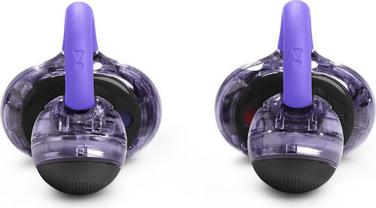 JBL Soundgear Clips Open Ear Bluetooth Handsfree Headphones with Sweat Resistance and Charging Case Purple view 4