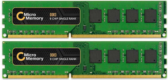 CoreParts 8GB DDR3 RAM with 2 Modules (2x4GB) and 1600 Speed for Desktop (MMKN043-8GB)
