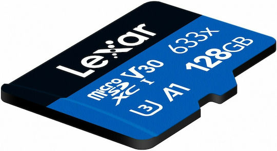 Lexar High-Performance 633x microSDXC 128GB U3 V30 A1 UHS-I 100MB/s With Adapter view 5