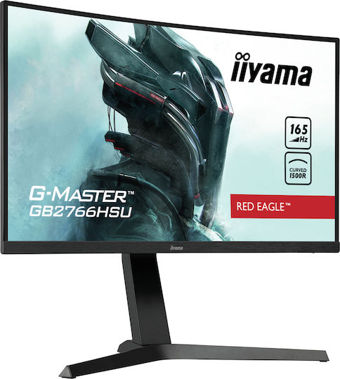 Iiyama G-Master GB2766HSU-B1 VA HDR Curved Gaming Monitor 23.6" FHD 1920x1080 165Hz view 4