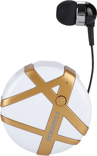 Fineblue FD-55 In-ear Bluetooth Handsfree Earphone White / Gold view 2