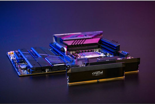Crucial Pro DDR5 64GB RAM with 2x32GB Modules and Speed 6400 for Desktop CP2K32G64C40U5B vue 3