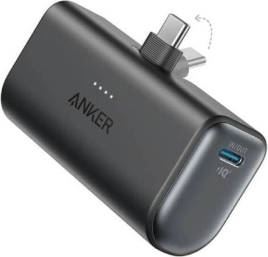 Anker Nano Power Bank 5000mAh 22.5W with USB-C Port Black vista 7