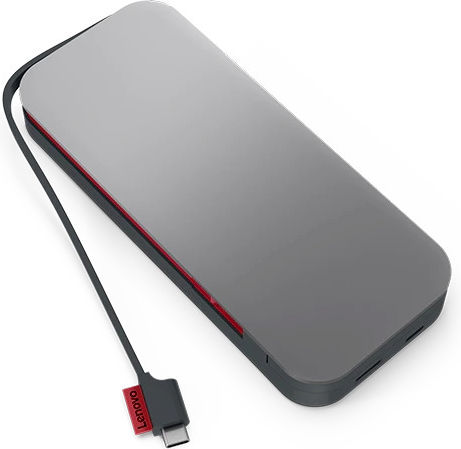 Lenovo Go Power Bank 20000mAh 65W with USB-A Port and USB-C Port Power Delivery Storm Grey view 2