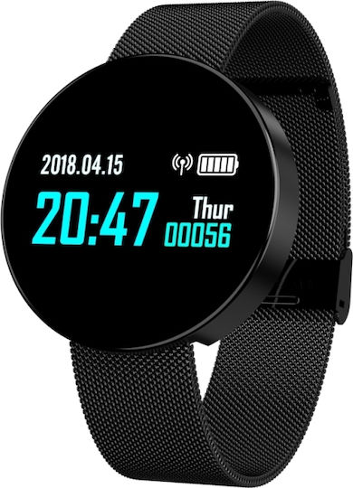 Z8 Smartwatch with Heart Rate Monitor (Black Metalic)